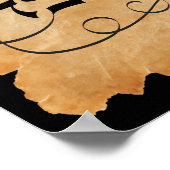 Ein Od Milvado Hebreeuwse kalligrafie perkament ku Poster (Hoek)