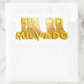 Ein Od Milvado Rechthoekige Sticker (Tas)
