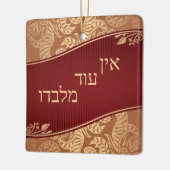 Ein Od Milvado Rich Brocade Gold Leaves Keramisch Ornament (Links)