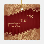 Ein Od Milvado Rich Brocade Gold Leaves Keramisch Ornament (Achterkant)