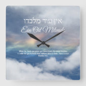 Ein Od Milvado Square Wall klok (Voorkant)