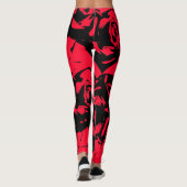 Ein Rosentraum Farbe nach Deiner Wahl Leggings (Achterkant)