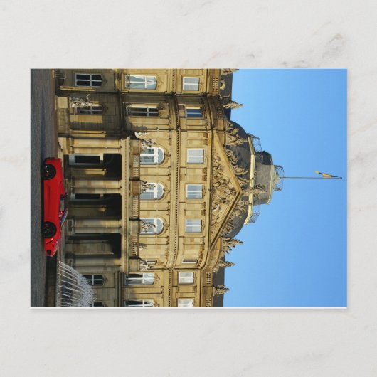 Ein roter Luxus Sportwagen aus Maranello Briefkaart (Voorkant)