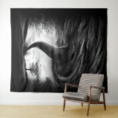 ein Tornado auf einer Straße in realistischem Stil Wandkleed (In Situ (horizontaal))