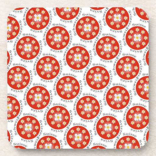 Ein Untersetzer für echten schweizer Patrioten Bier Onderzetter (Voorkant)
