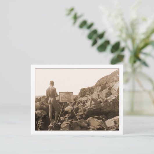 Einar Bager Swedish Painter Briefkaart (Staand voorkant)