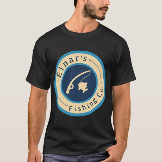 Einar's Fishing Co. Badge - Palia T-shirt (Voorkant)