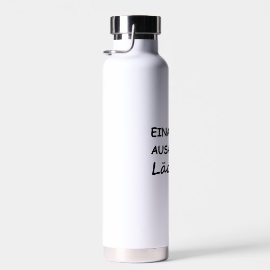 Einatmen Ausatmen Lächeln Sprüche Verklaring Waterfles (Rechts)