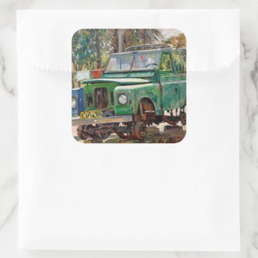 Eind 2006 vierkante sticker (Tas)