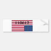 Eind Amerika Bumpersticker (Voorkant)