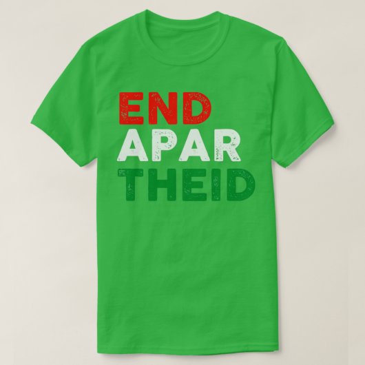 Eind Apartheid T-shirt (Design voorkant)