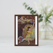 Eind Arabesque door Edgar Degas Briefkaart (Staand voorkant)
