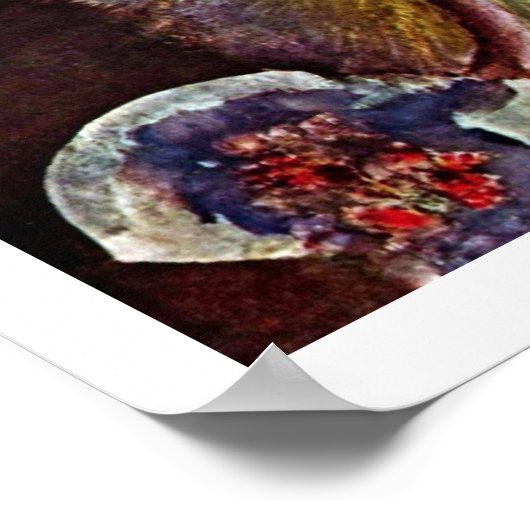 Eind Arabesque door Edgar Degas Poster (Hoek)