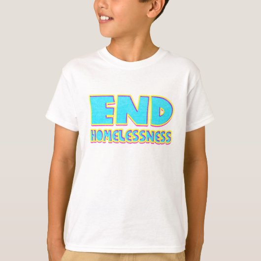 Eind dakloosheid t-shirt (Voorkant)