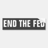 EIND DE FED Bumper Bumpersticker (Voorkant)