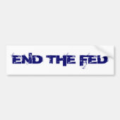 EIND DE FED BUMPERSTICKER (Voorkant)