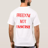 EIND DE POLITIESTAAT T-SHIRT (Achterkant)