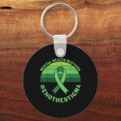 Eind de Stigma Suicide Depression Mental Health Aw Sleutelhanger (Voorkant)