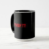 EIND HET! mok koffie (Voorkant links)