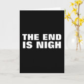 EIND IS NIGH (NEAR) BIRTHDAY-KAARTEN KAART (Gele Bloem)