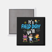 Eind jaar Kinder dag Kindergarten 1ste graad Gi Magneet (Voorkant / Achterkant)