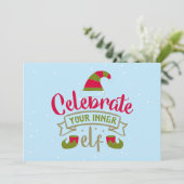 Eind je kerstKaarten in de binnenste, Elf (Staand voorkant)