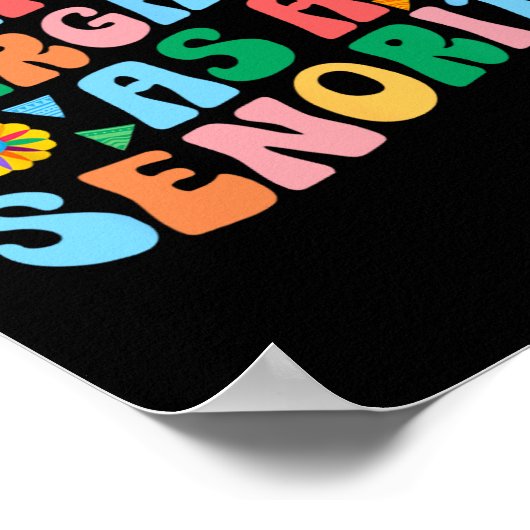 Eind Margarita Als Een Senorita Bruidsdame Bruilof Poster (Hoek)