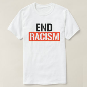 Eind racisme t-shirt