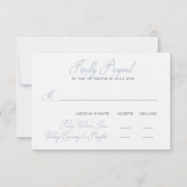 Eind RSVP-kaart voor Jessie RSVP Kaartje