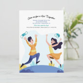 Eind sociaal vervormend krijgen-samen kaart (Staand voorkant)