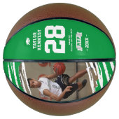 Eind van de Foto van de Douane Groene van Seizoen  Basketbal (Voorkant)