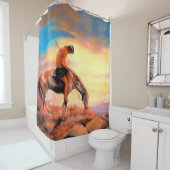 Eind van de Trail Shower Curtains Douchegordijn (In situ)