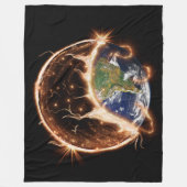 Eind van de wereldvlooiendeken fleece deken (Voorkant)