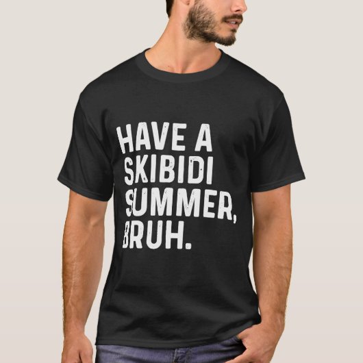 Eind van het jaar afgelopen dag heb je een Skibidi T-shirt (Voorkant)