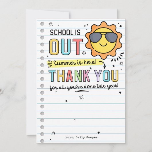 Eind van het jaar Cadeauhouder Sjabloon Kaart (Voorkant)