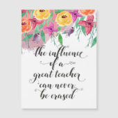 Eind van het jaar van de leerkracht Fijne dag van  (Voorkant)