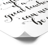 Eind van het jaar van de leerkracht Fijne dag van  Poster (Hoek)