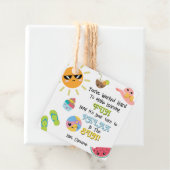 Eind van het jaar Zomerleraar Dank u Label (In situ)