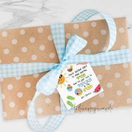 Eind van het jaar Zomerleraar Dank u Label