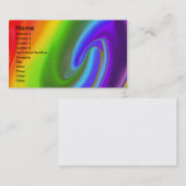 Eind visitekaartje regenboog (Voorkant / Achterkant)