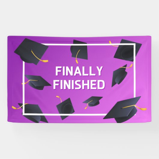 Eindafwerking van de graduatiecapaciteit spandoek (Horizontaal)