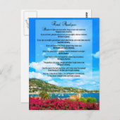 Eindanalyse: "Doe het hoe dan ook" Briefkaart (Voorkant / Achterkant)