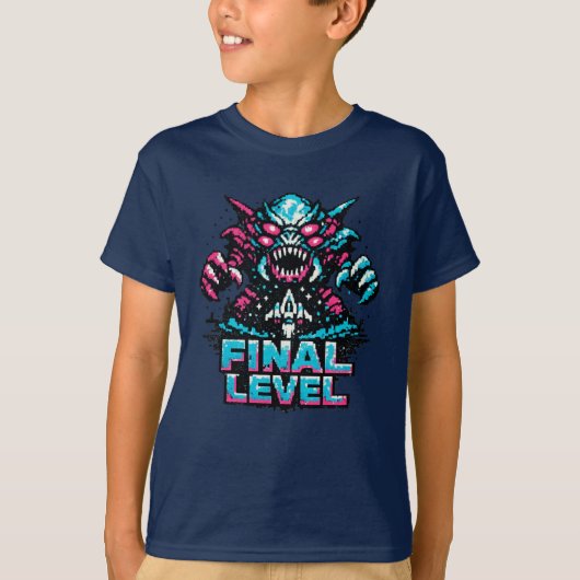 Eindbaas Level Arcade T-shirt (Voorkant)