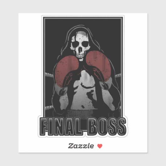 eindbaas sticker (Vel)