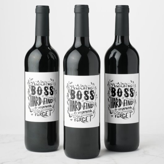 eindbaas wijnpensioen eindbaas dag wijn etiket (Flessen)