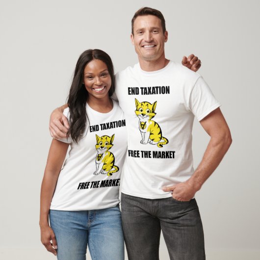 Eindbelasting - Vrije markt - AnCap AnCat-T-shirt T-shirt (Unisex)