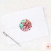 eindbloem ronde sticker (Envelop)