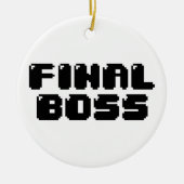 EINDBOSS KERAMISCH ORNAMENT (Voorkant)