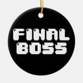 EINDBOSS KERAMISCH ORNAMENT (Voorkant)