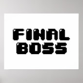 EINDBOSS-POSTER POSTER (Voorkant)